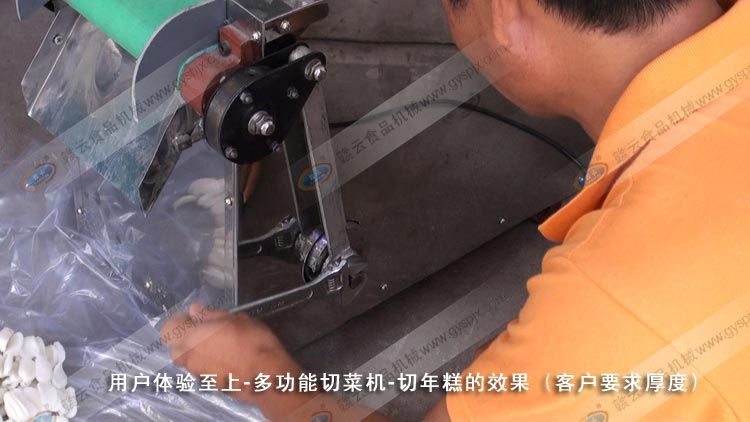 多功能切菜機切年糕片圖集