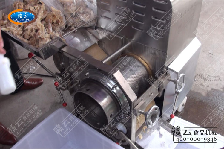贛云牌200不銹鋼魚肉采肉機(jī)采熟魚肉