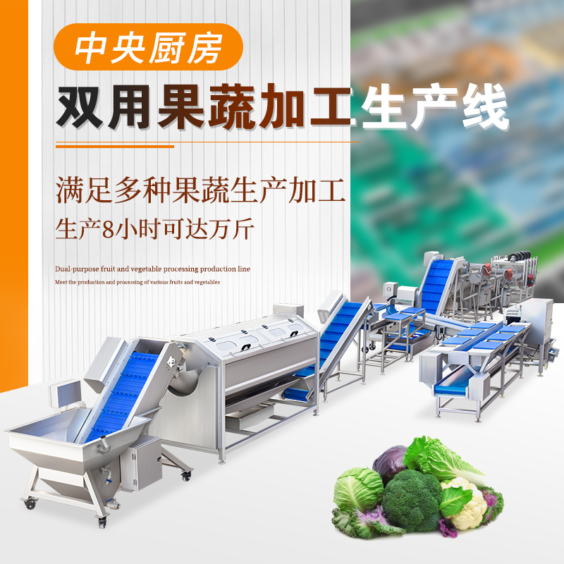 雙用凈菜流水線 雙用凈菜流水線